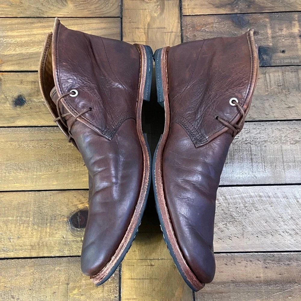 Timberland Boot Company Coulter Chukka Boots Dark Brown Leather 75509 Mens 11